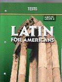 Glencoe Latin for Americans Test Book