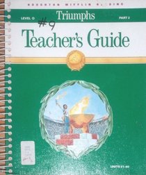 Triumphs - Level O - Teacher's Guide - Part 2 - Units 21-40