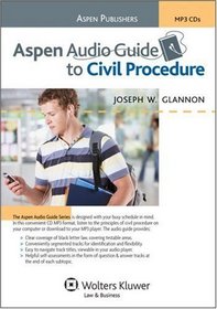 Aspen Audio Guide to Civil Procedure (The Aspen Audio Guide Series)