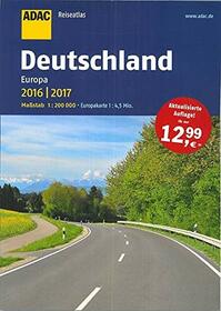 DEUTSCHLAND EUROPA 2016/2017 REISEATLAS