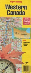 Western Canada: Includes Distance Charts, Full Colour Mapping