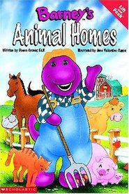 Barney's Animal Homes: A Lift and Peek Book (Barney's Great Adventure)