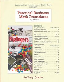 Business Math Handbook and Study Guide for Practical Business Math Procedures