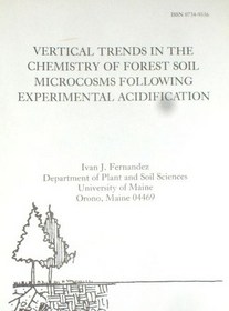 Vertical trends in the chemistry of forest soil microcosms following experimental acidification