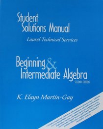 Beginning  Intermediate Algebra, Second Edition (Student Solutions Manual)