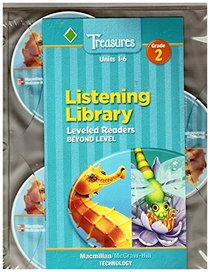 Listening Library Leveled Readers Audio CD Beyond Level Grade 2 Treasures Units 1-6