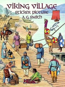 Viking Village Sticker Picture (Sticker Picture Books)