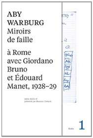 miroirs de faille a rome avec giordano bruno et edouard manet, 1928-29
