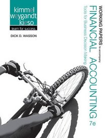Working Papers t/a Financial Accounting: Tools for Business Decision Making