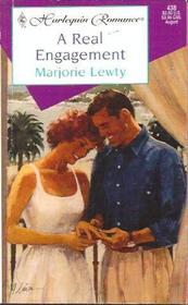 A Real Engagement (Harlequin Romance, No 438)