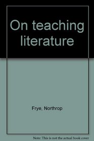 On teaching literature