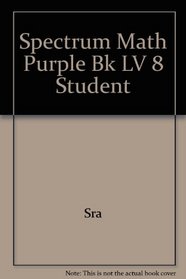 Spectrum Math Purple Bk LV 8 Student