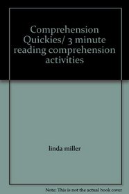 Comprehension Quickies/ 3 minute reading comprehension activities