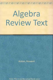 Algebra Review Text
