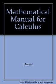 Mathematical Manual for Calculus