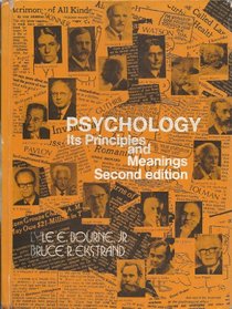 Psychology: Its Principles and Meanings