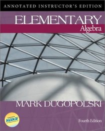 Elementary Algebra Annotated Instructor's Edition Fourth Edition