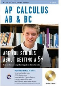 AP Calculus AB & BC  w/ CD-ROM (REA) (REA Test Preps)