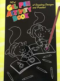 New Gel Pen Activity Book of Dazzling Designs and Puzzles !