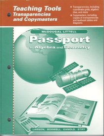 Passport to Algebra and Geometry - Teaching Tools - Transparencies and Copymasters