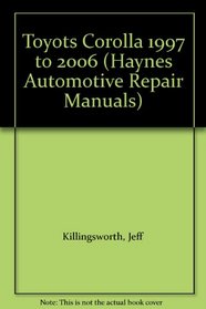 Toyota Corolla Automotive Repair Manual