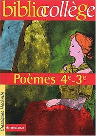 Pomes, 4me, 3me (Livre de l'lve)