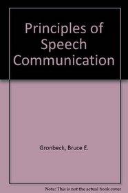 Principles of speech communication