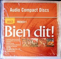 HOLT French 1 Bien Dit! Audio Compact Discs CD's