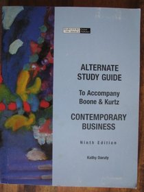 Contemporary Business: Alternate Study Guide