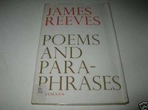 Poems and Paraphrases