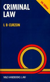 Criminal Law (M  E Handbook Series)