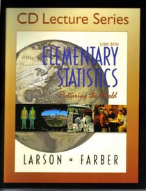 CD Lecture Series Elementary Statistics (Picturing the world, second edition)