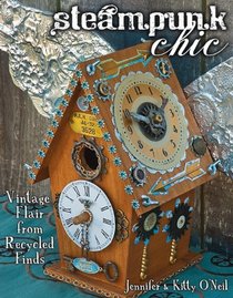 Steampunk Chic: Vintage Flare from Recycled Finds