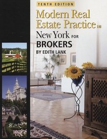 New York Modern Real Estate Practice for Brokers (Modern Real Estate Practice in New York)