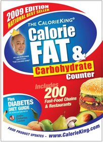 The CalorieKing Calorie, Fat & Carbohydrate Counter 2009 (larger format)