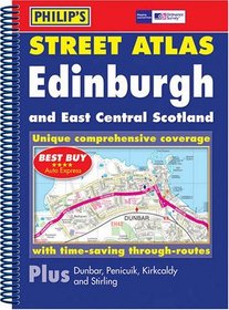 Philip's Street Atlas Edinburgh and East Central Scotland (Philip's Street Atlases)