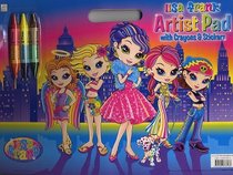 Lisa Frank: Artist Pad With Crayons & Stickers