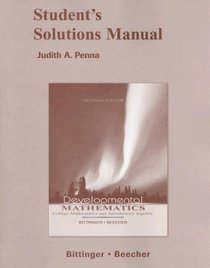 Student's Solutions Manual for Developmental Mathematics
