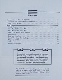 Ray Flacke Solos : Off the Record Solos for Guitar