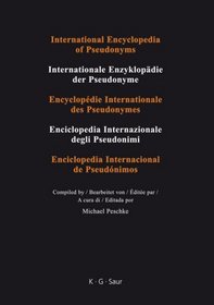 International Encyclopedia of Pseudonyms: Volume 8:  Russi - Texier-Tremeau
