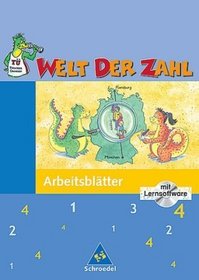 Welt der Zahl 4. Arbeitsheft mit CD-ROM. Berlin, Brandenburg, Mecklenburg,-Vorpommern