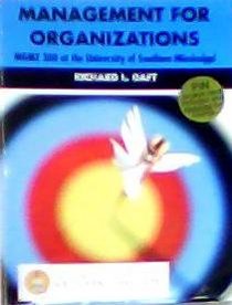 MANAGEMENT FOR ORGANIZATIONS: MGMT 300 at the University of Southern Mississippi