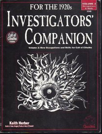 For the 1920s Investigators' Companion: Occupations  Skills