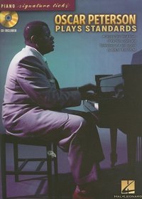 Oscar Peterson Plays Standard Piano Signature Licks Bk/Cd