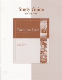 Business Law with UCC Applications, Study Guide