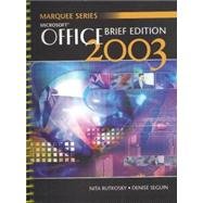 Microsoft Brief Office 2003 (Marquee Series)