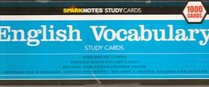 English Vocabulary (SparkNotes Study Cards)