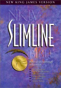 Nkjv Slimline Bible: 3016Bgi Burgundy Genuine Leather Indexed