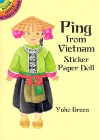Ping from Vietnam Sticker Paper Doll