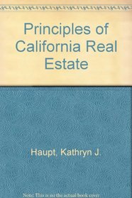 Principles of California Real Estate